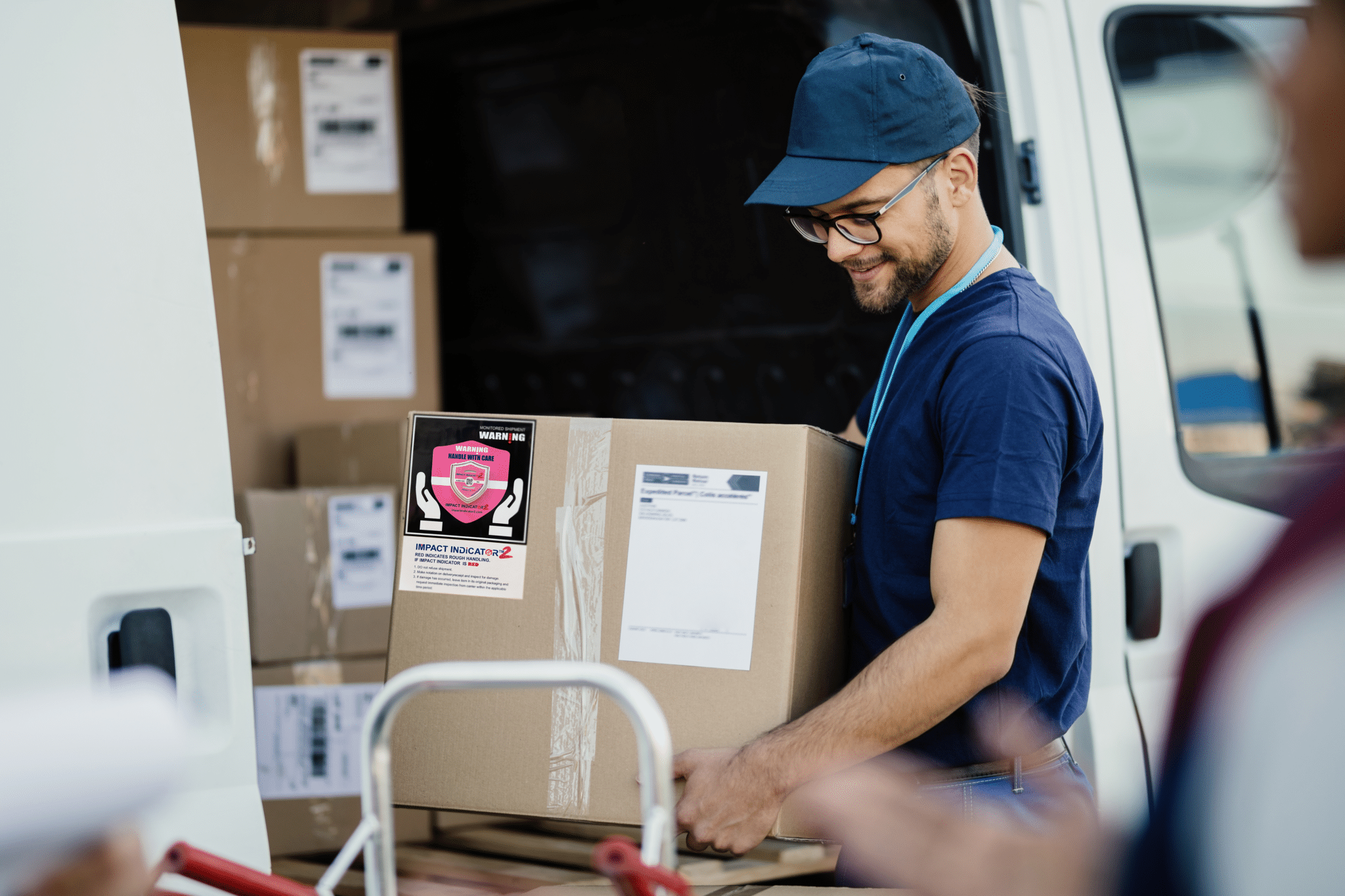 Shipment Journey Freight Tracking with Impact Indicator 2 in Courier or ...